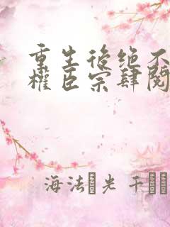 重生后绝不嫁给权臣宗肆阅读全文