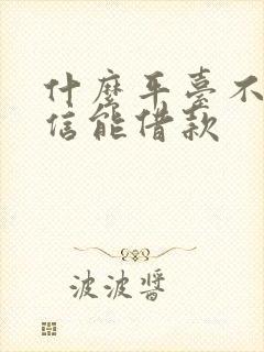 什么平台不看征信能借款