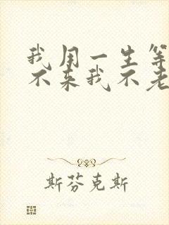 我用一生等你你不来我不老什么歌