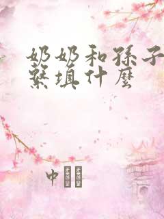 奶奶和孙子的关系填什么