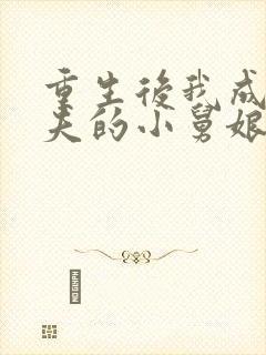 重生后我成了前夫的小舅娘全文免费阅读