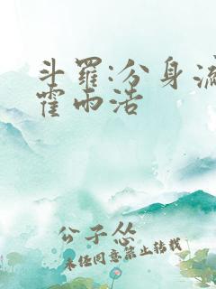 斗罗:分身流的霍雨浩