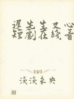 迟先生又心动了短剧在线看