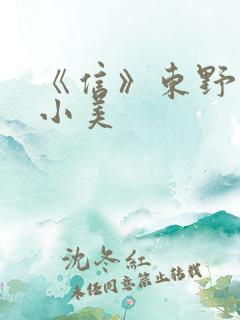 《信》东野圭吾小美