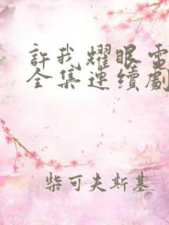 许我耀眼电视剧全集连续剧免费看