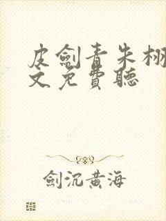 皮剑青朱栩诺全文免费听