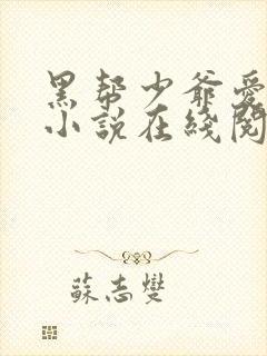 黑帮少爷爱上我小说在线阅读