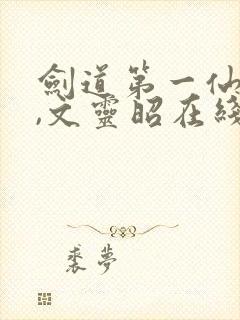 剑道第一仙苏奕,文灵昭在线阅读