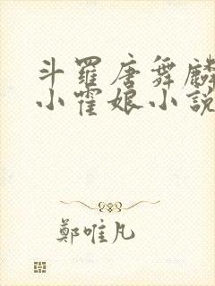 斗罗唐舞麟遇到小霍娘小说