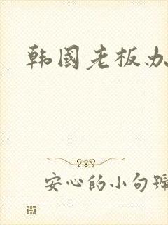 韩国老板办公室