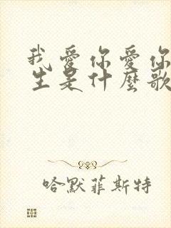 我爱你爱你爱一生是什么歌