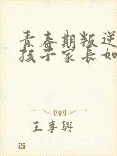 青春期叛逆期男孩子家长如何沟通