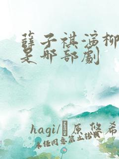 薛子祺演柳如烟是哪部剧