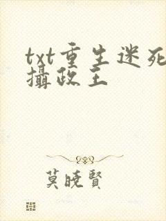 txt重生迷死摄政王