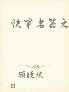 快穿名器文
