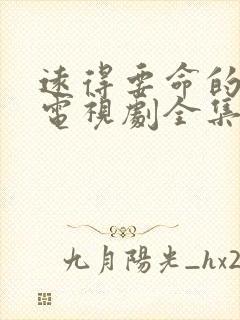 远得要命的爱情电视剧全集免费