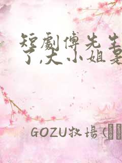 短剧傅先生别追了,大小姐是假的