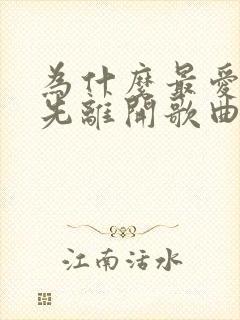 为什么最爱的人先离开歌曲