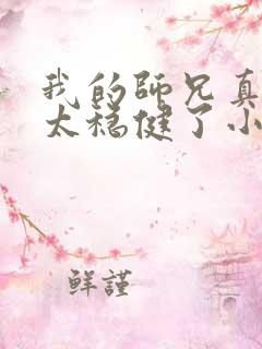 我的师兄真的是太稳健了小说