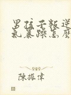 男孩子叛逆期脾气暴躁怎么沟通