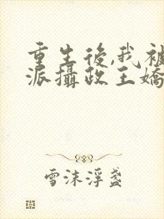 重生后,我被反派摄政王娇养了