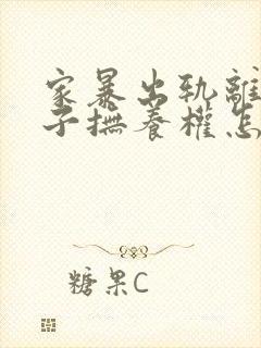 家暴出轨离婚孩子抚养权怎么争取