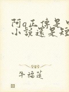 阿q正传是中篇小说还是短篇小说