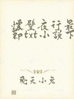 怀璧夜行最新章节txt小说下载