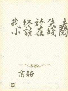 我终于失去了你小说在线阅读