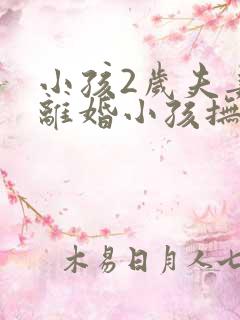 小孩2岁夫妻要离婚小孩抚养权归谁呢