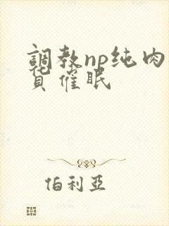 调教np纯肉骚货催眠