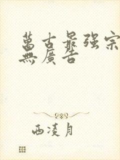 万古最强宗小说无广告