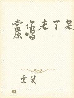 当你老了是谁的原唱