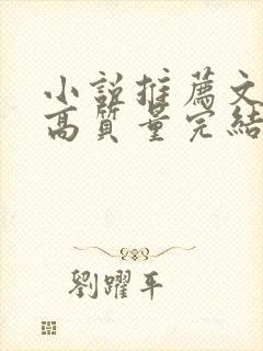 小说推荐文笔好高质量完结言情