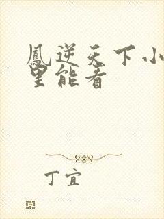 凤逆天下小说哪里能看
