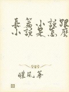 长篇小说跟短篇小说是怎么区分的