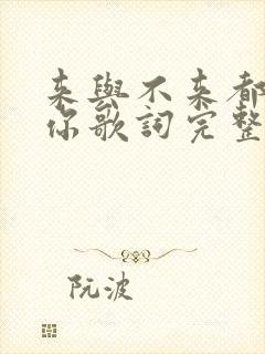 来与不来都在等你歌词完整版