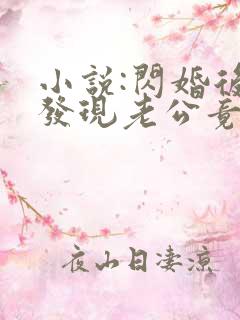 小说:闪婚后,发现老公竟是千亿大佬