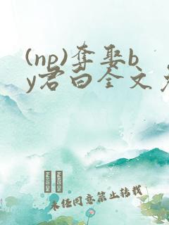 (np)夺娶by君白全文免费阅读笔趣阁