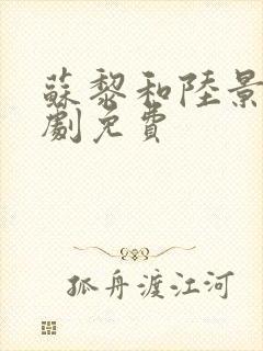 苏黎和陆景川短剧免费