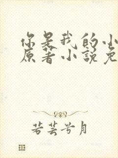 你是我的小确幸原著小说免费阅读