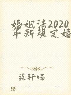 婚姻法2020年新规定婚内出轨财产分割