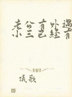 老公有外遇外面小三已经有小孩了该怎么办