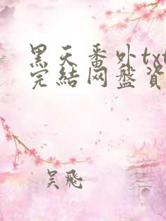 黑天番外txt完结网盘资源