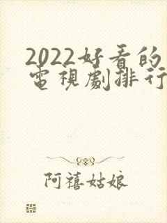 2022好看的电视剧排行榜前十名