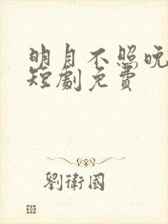 明月不照晚归人短剧免费