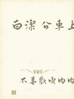 白洁 公车上