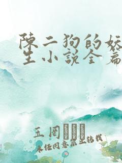 陈二狗的妖孽人生小说全篇