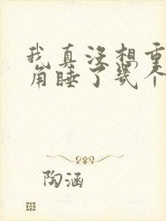 我真没想重生主角睡了几个女主