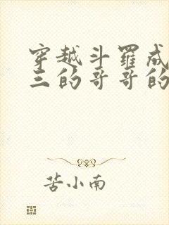 穿越斗罗成为唐三的哥哥的小说